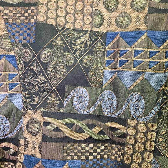 Renaissance Womens Brocade Tapestry Patchwork Open Jacket S Polyester - Picture 6 of 10